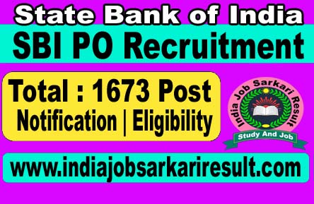 SBI PO Recruitment 2022